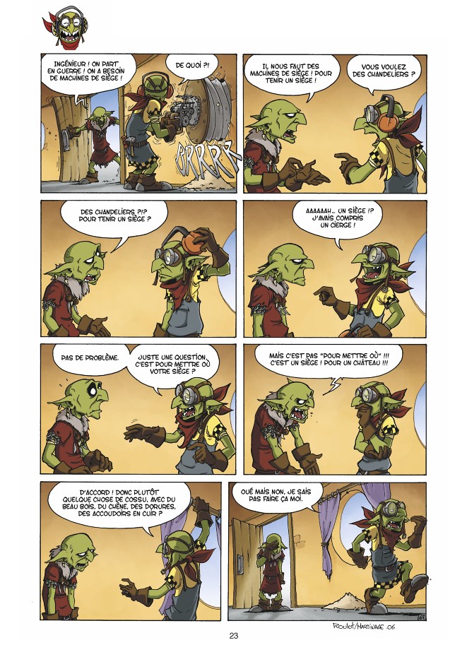 Spraakverwarring bij de goblins. Goblin’s, volume 2, van T. Roulot en C. Martinage