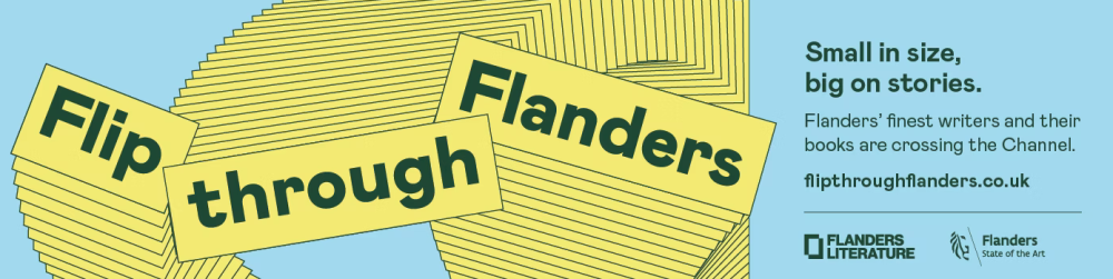 Flip through Flanders, een initiatief van Literatuur Vlaanderen om Vlaamse literatuur in Groot-Brittannië en Ierland te promoten.