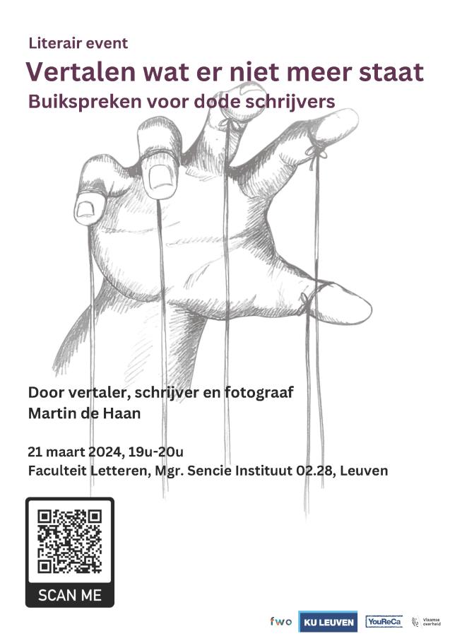 poster van het evenement met alle praktische informatie die ook in de tekst vermeld staat