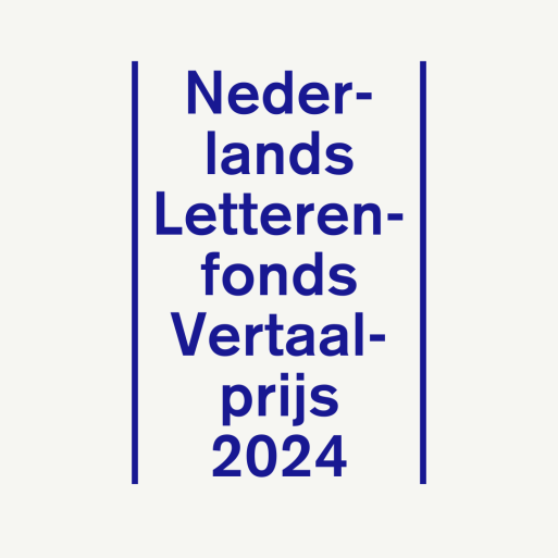 poster met tekst Nederlands Letterenfonds Vertaalprijs 2024